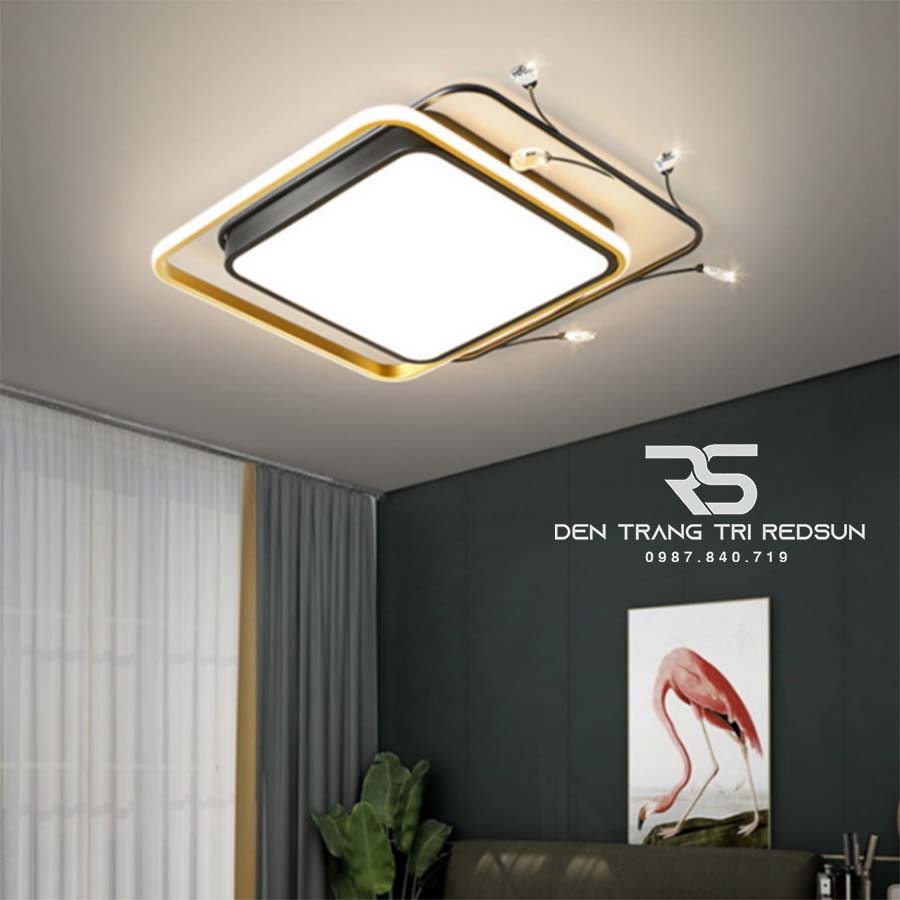 Đèn Mâm Ốp Trần Phòng Khách, Phòng Ngủ Hiện Đại MN100