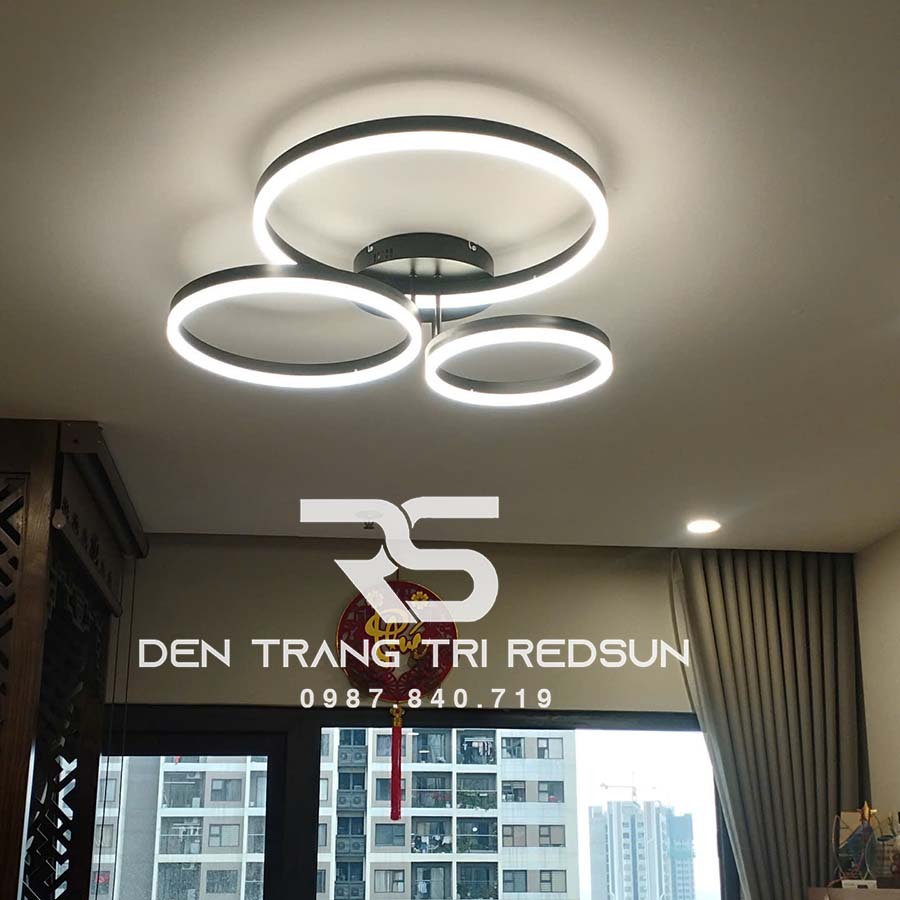 Đèn Mâm Ốp Trần Phòng Khách, Phòng Ngủ Hiện Đại MN345
