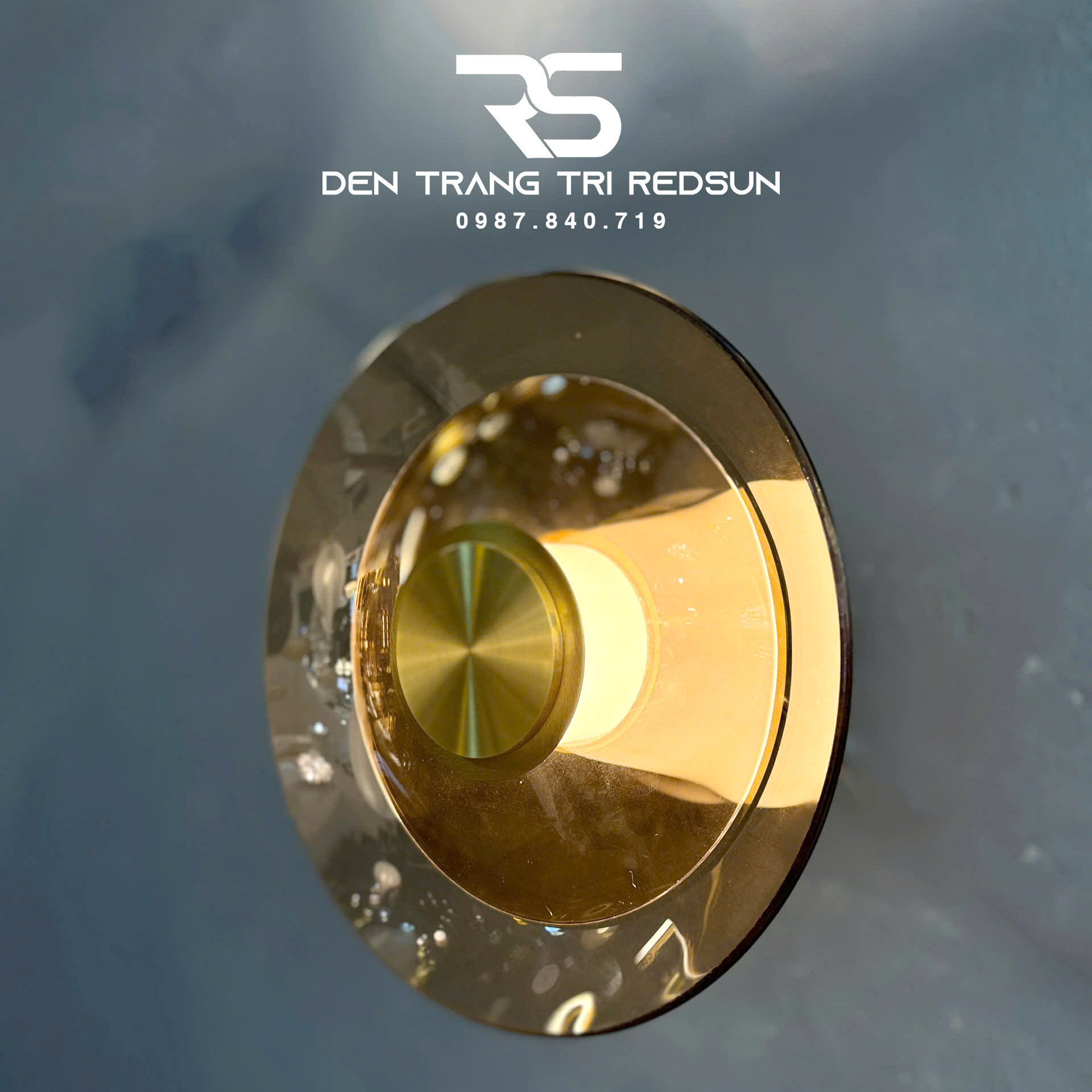 Đèn Tường Hiện Đại Trang Trí Phòng Khách, Phòng Ngủ Phong Cách Bắc Âu Chóa Thủy Tinh DT-1034