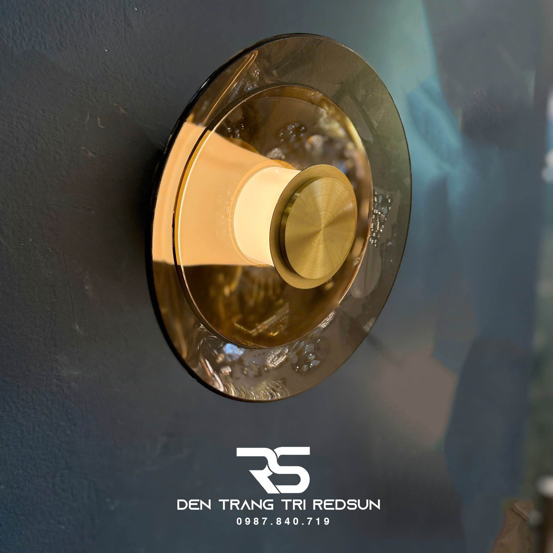 Đèn Tường Hiện Đại Trang Trí Phòng Khách, Phòng Ngủ Phong Cách Bắc Âu Chóa Thủy Tinh DT-1034