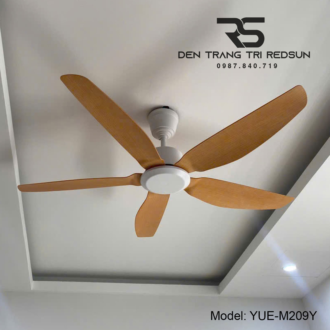 Quạt Trần Trang Trí Phòng Khách, Phòng Ngủ - YUE-M209Y