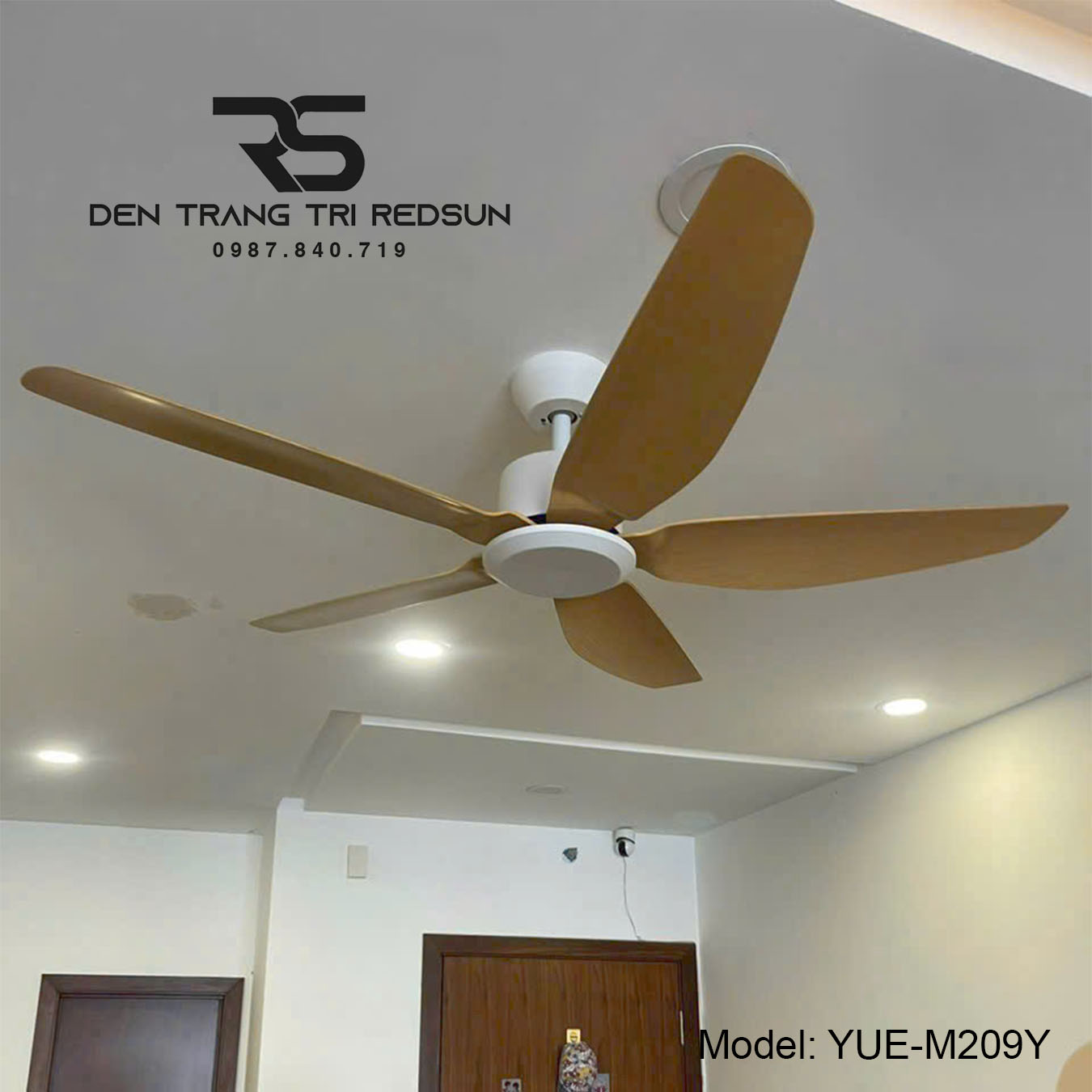 Quạt Trần Trang Trí Phòng Khách, Phòng Ngủ - YUE-M209Y