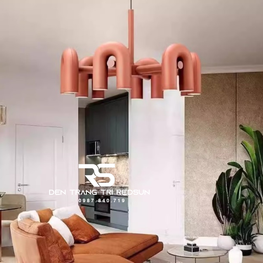 Đèn Chùm Trang Trí Phòng Khách, Sảnh Chờ, Phòng Ăn, Phòng Ngủ Hình Chữ U Phong Cách Bắc Âu DC-1031