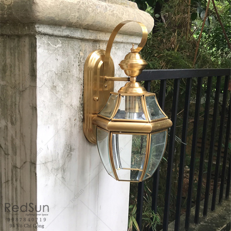 Đèn Tường Chùa Đồng Lắp Ngoài Trời DT-C0600