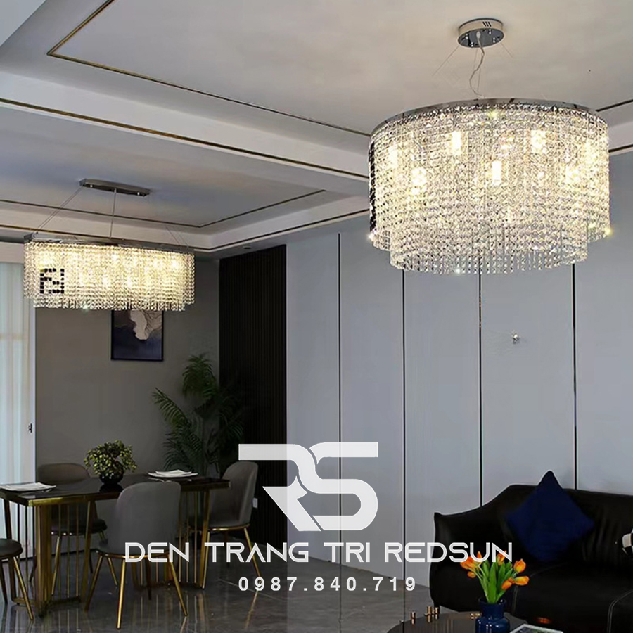 Đèn Thả Pha Lê Phòng Khách, Phòng Ngủ, Bàn Ăn Hiện Đại TPL080