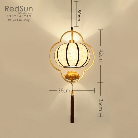 Đèn Thả Trần Hiện Đại Phong Cách Indochine IDC-012