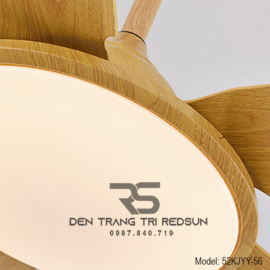 Quạt Trần Đèn Trang Trí Phòng Khách, Phòng Ngủ - 52KJYY-56