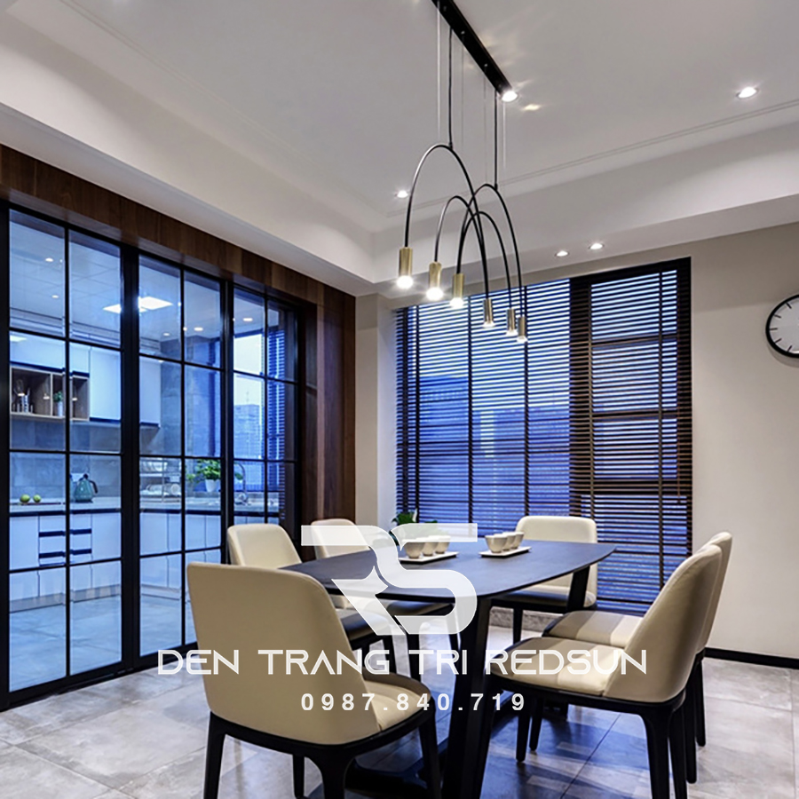 Đèn Thả Bàn Ăn Hiện Đại Bắc Âu Cánh Cung DC-T072