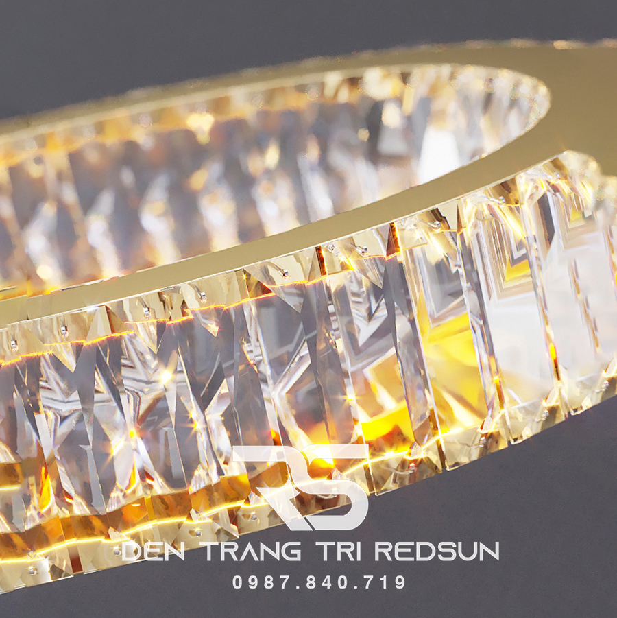 Đèn Thả Pha Lê Bàn Ăn, Bàn Đảo Hiện Đại TPL086