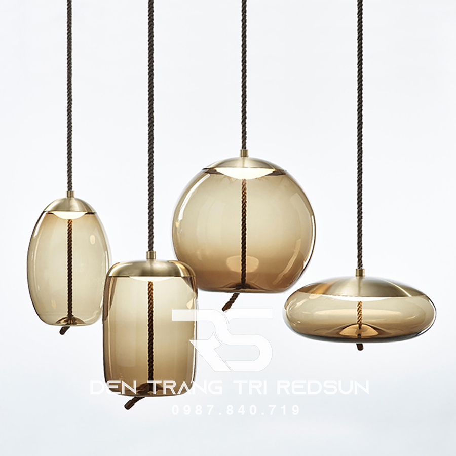 Đèn Thả Bàn Ăn Hiện Đại Bắc Âu Choá Thuỷ Tinh CDT-T034