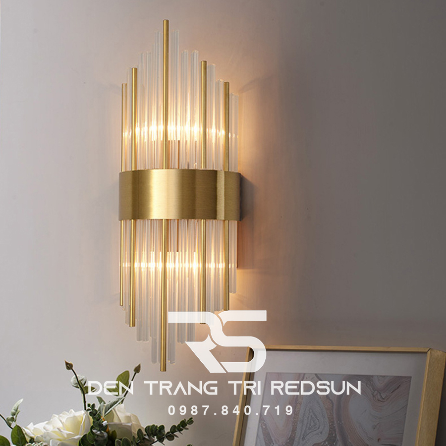 Đèn Tường Pha Lê Trang Trí Phòng Khách Hiện Đại L6002-V