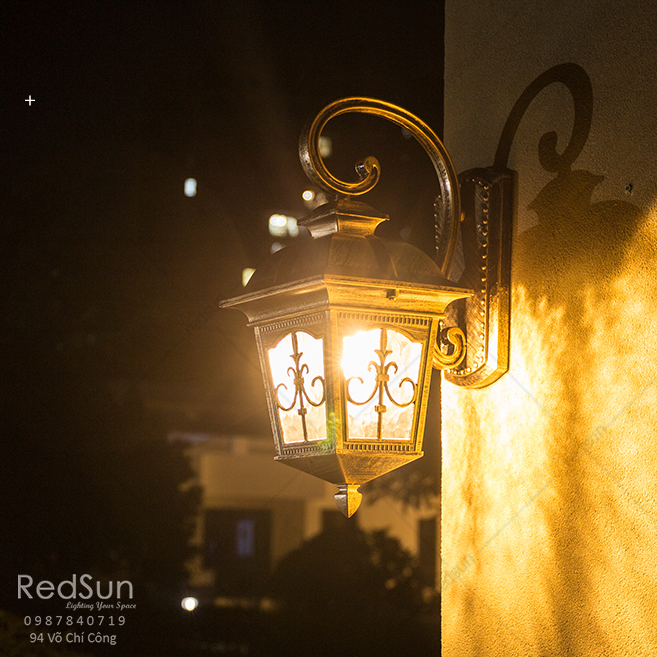 Đèn Tường Chùa Hợp Kim Lắp Ngoài Trời DT-C0104