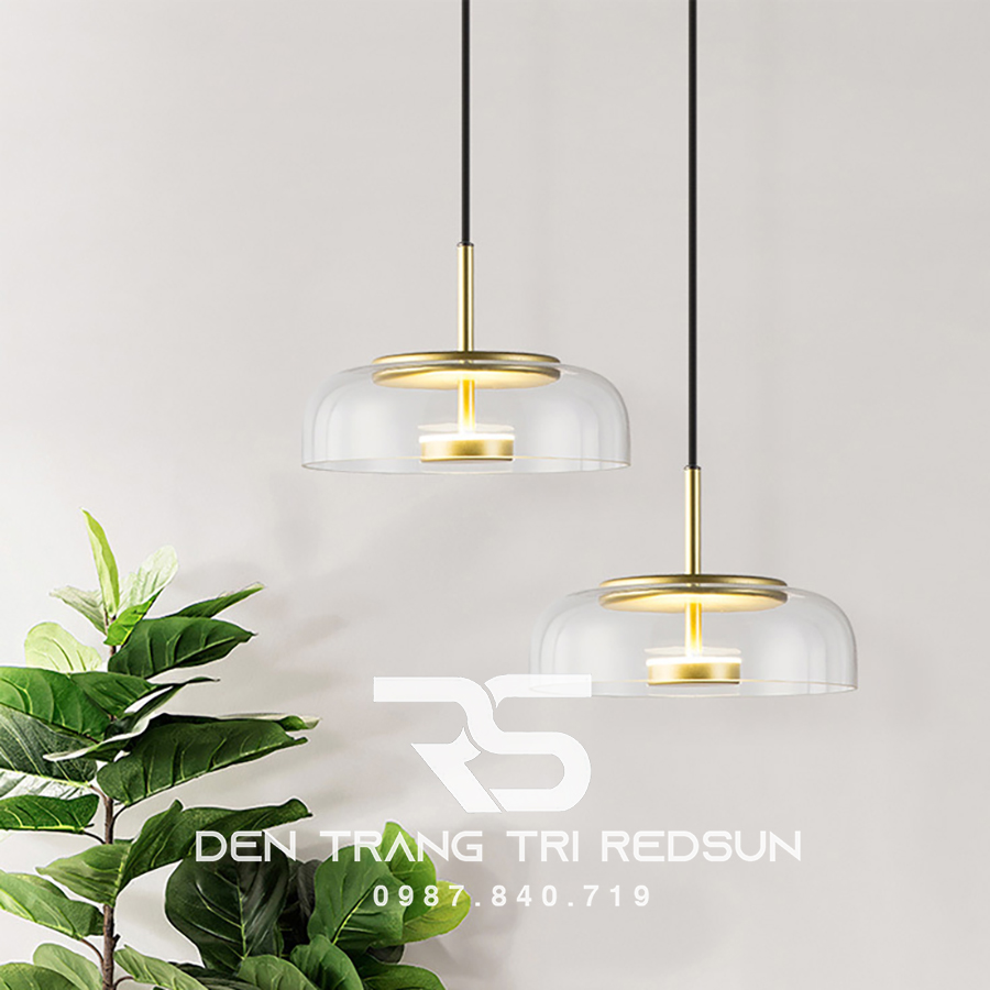 Đèn Thả Trần Hiện Đại Bắc Âu Choá Thuỷ Tinh CDT-L009