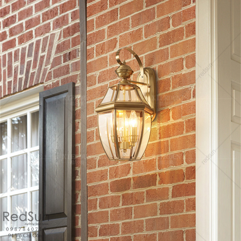 Đèn Tường Chùa Đồng Lắp Ngoài Trời DT-C0600