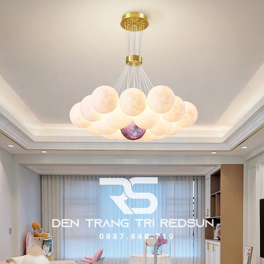 Đèn Chùm Phòng Khách Hiện Đại Bắc Âu Bong Bóng DC-L057