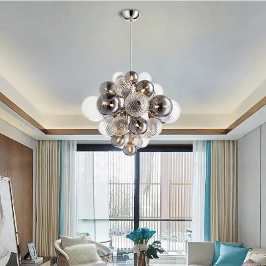 Đèn Chùm Phòng Khách Hiện Đại Bong Bóng Phong Cách Bắc Âu DC-T079