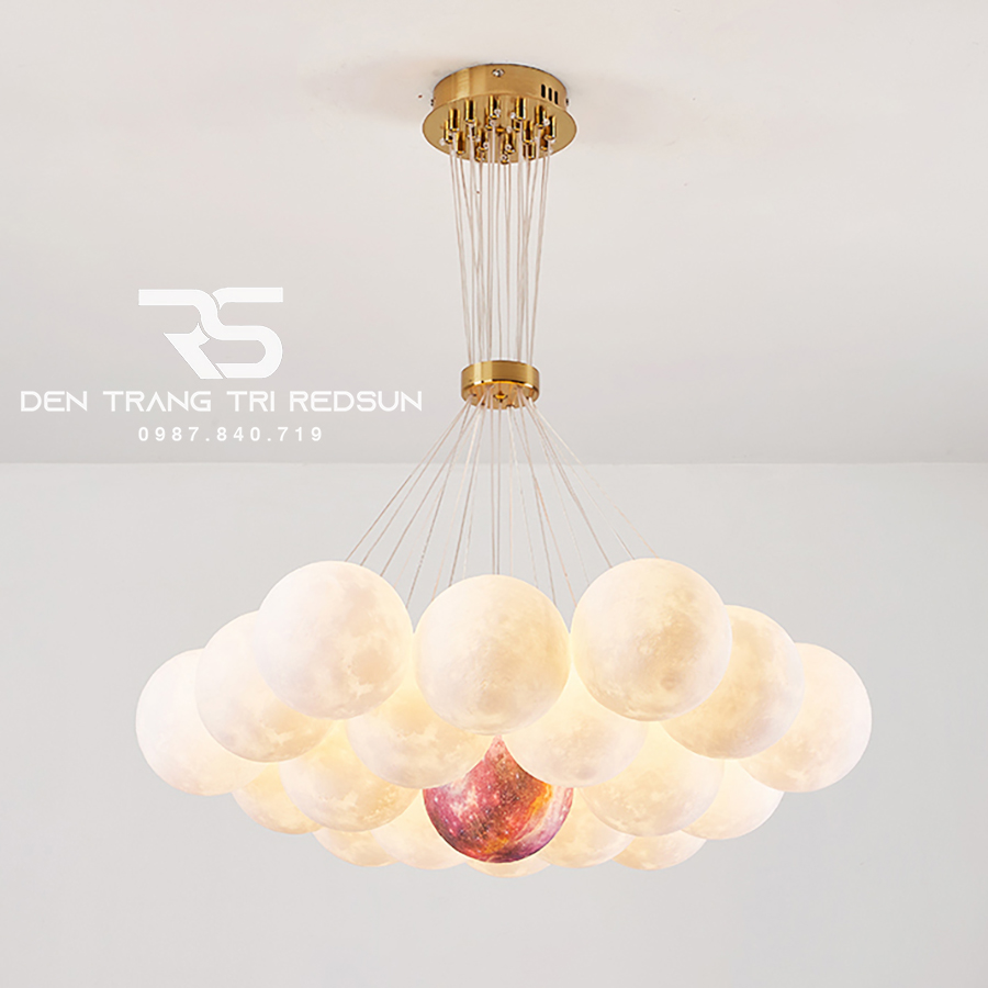 Đèn Chùm Phòng Khách Hiện Đại Bắc Âu Bong Bóng DC-L057