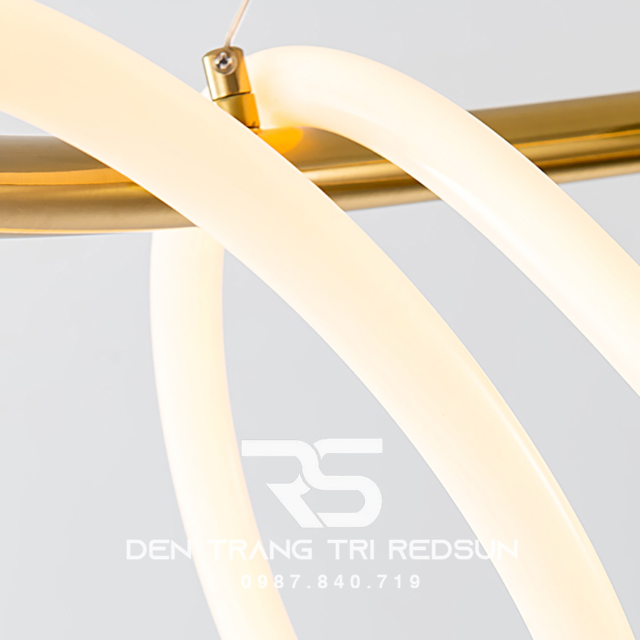 Đèn Thả Phòng Khách Hiện Đại Bắc Âu Led Ống Xoắn DC-L052