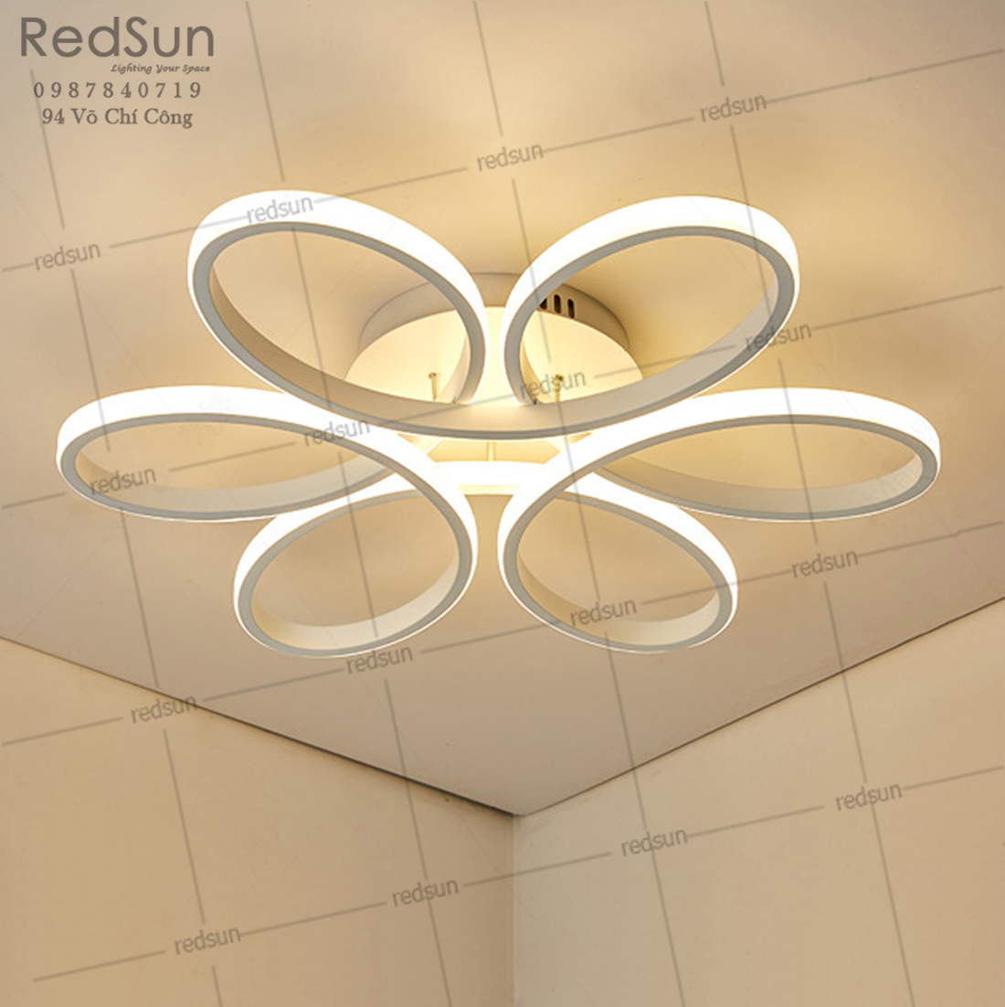 Mâm ốp trần Mika 6 cánh OT-001