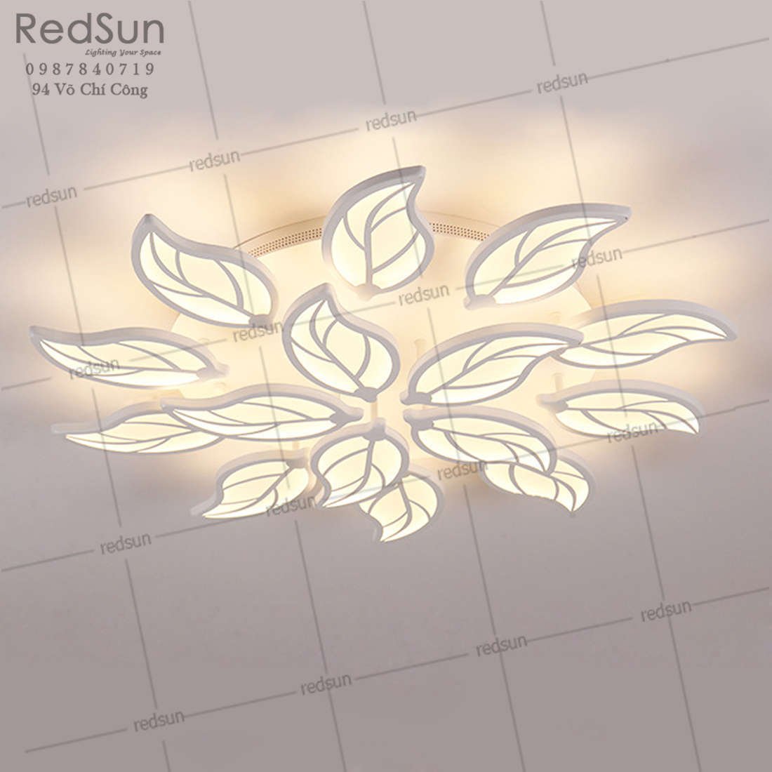 Mâm ốp trần Mika 15 lá OT-008/15