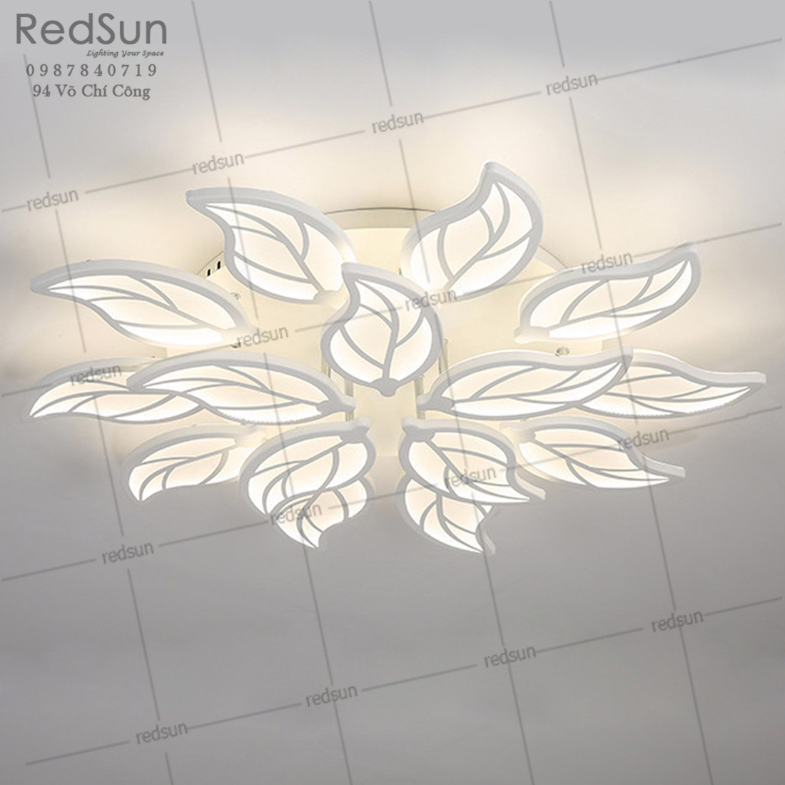 Mâm ốp trần Mika 15 lá OT-008/15