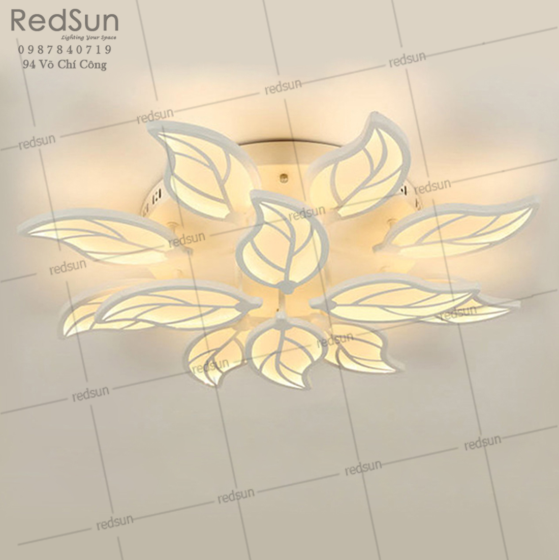 Mâm ốp trần Mika 12 lá OT-008/12