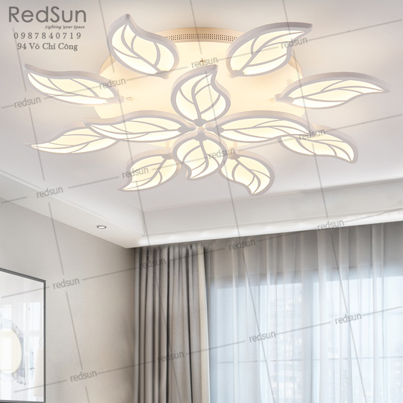 Mâm ốp trần Mika 12 lá OT-008/12