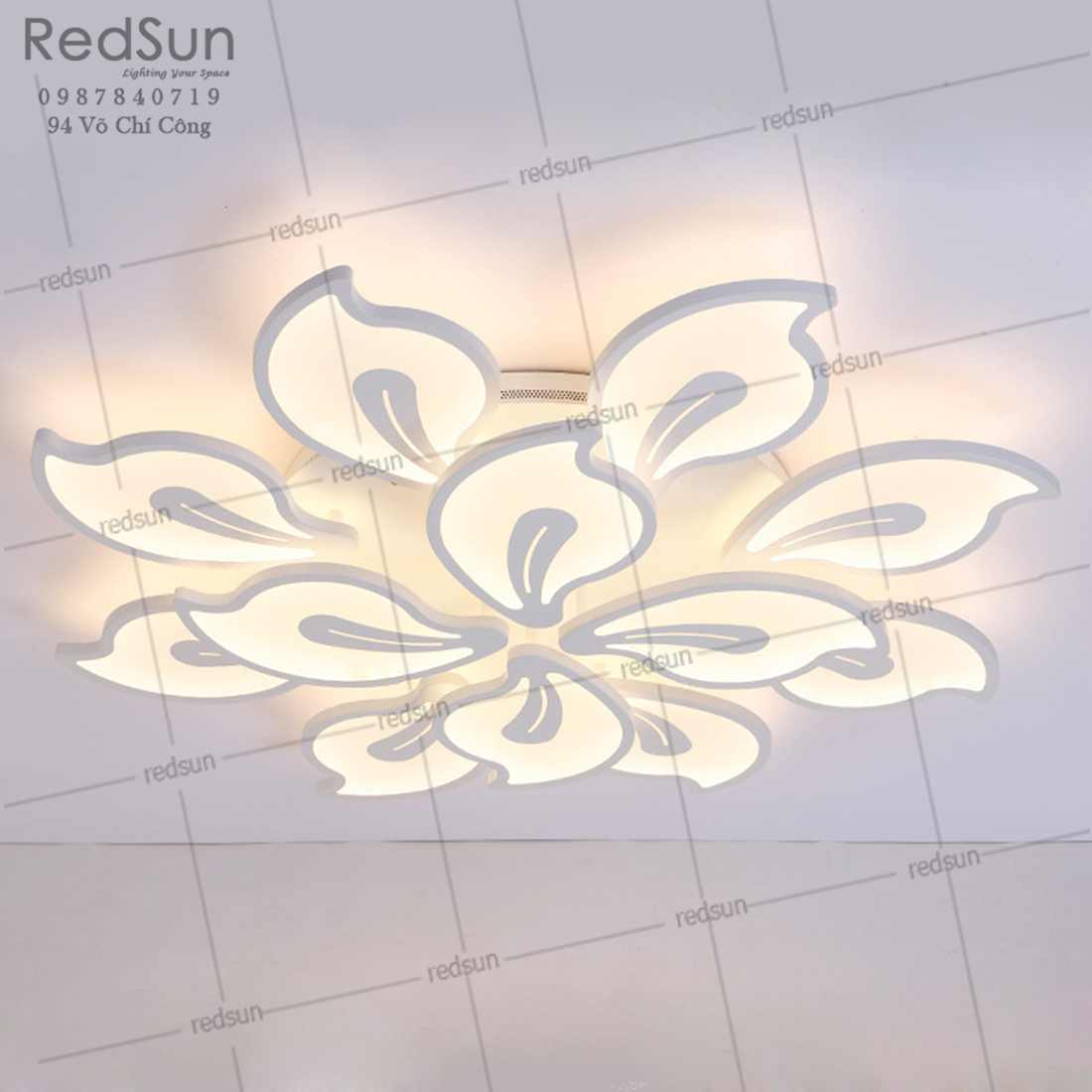 Mâm ốp trần Mika lửa 12 OT-010