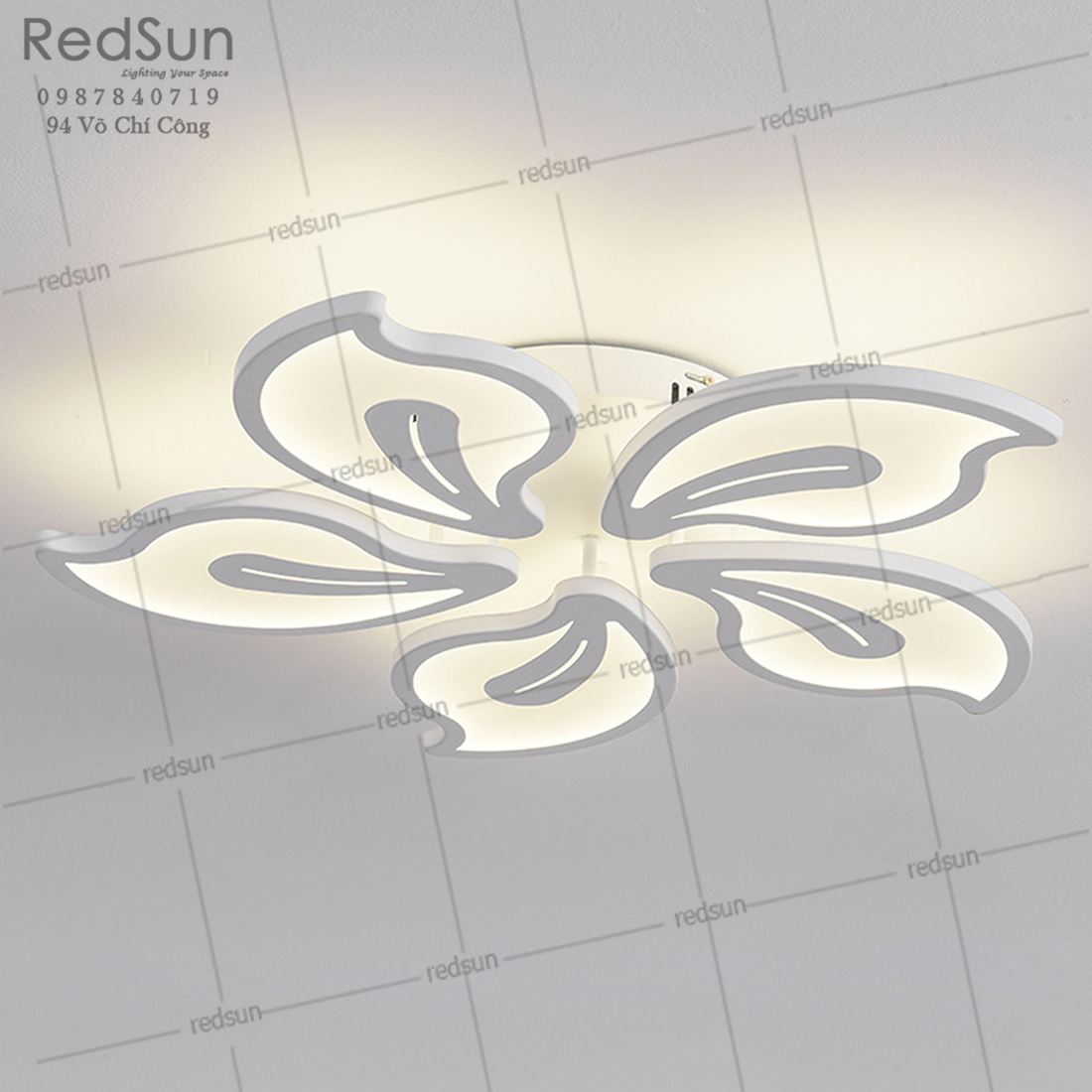 Mâm ốp trần Mika lửa mini 12 OT-S002