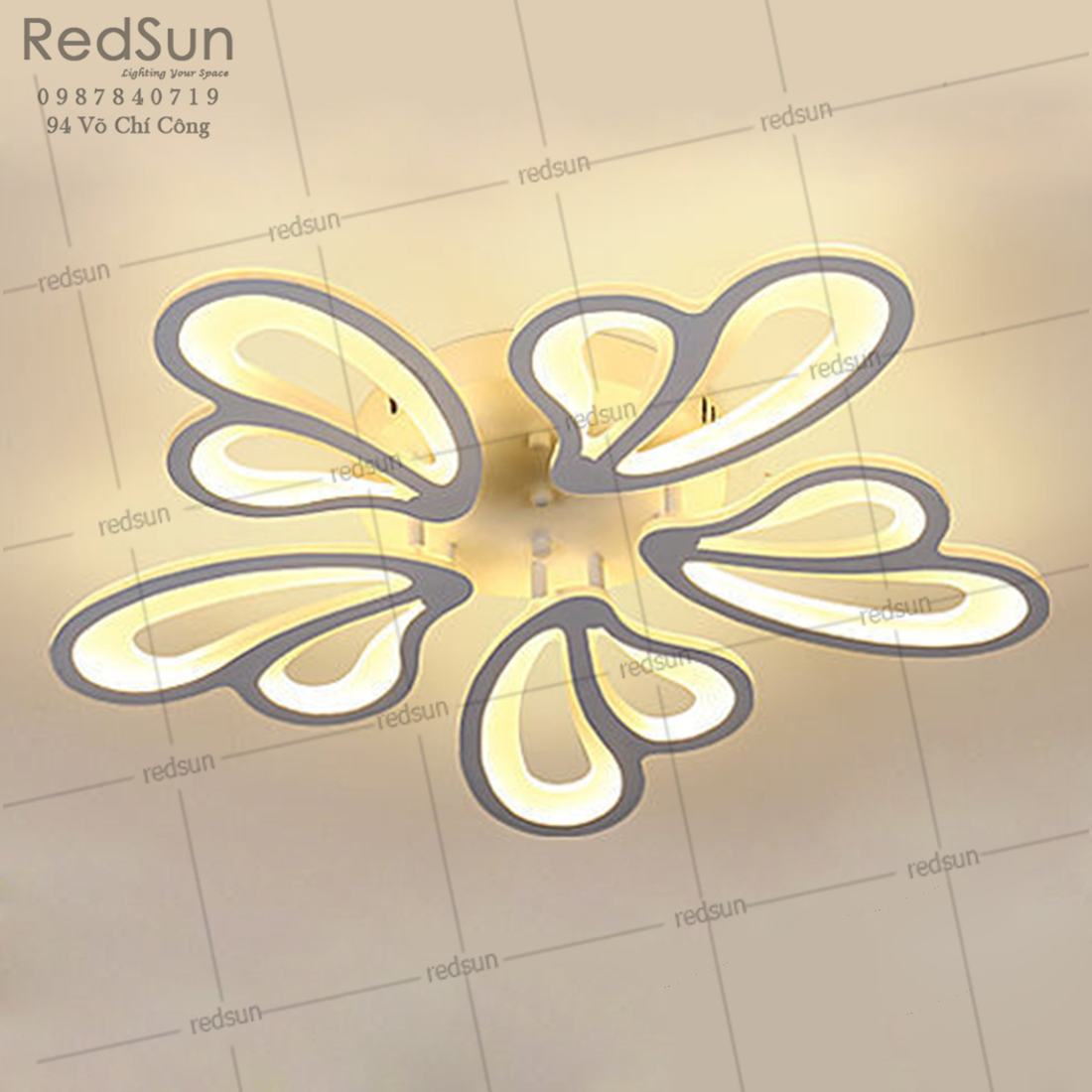 Mâm ốp trần Mika tim mini 12 OT-S004