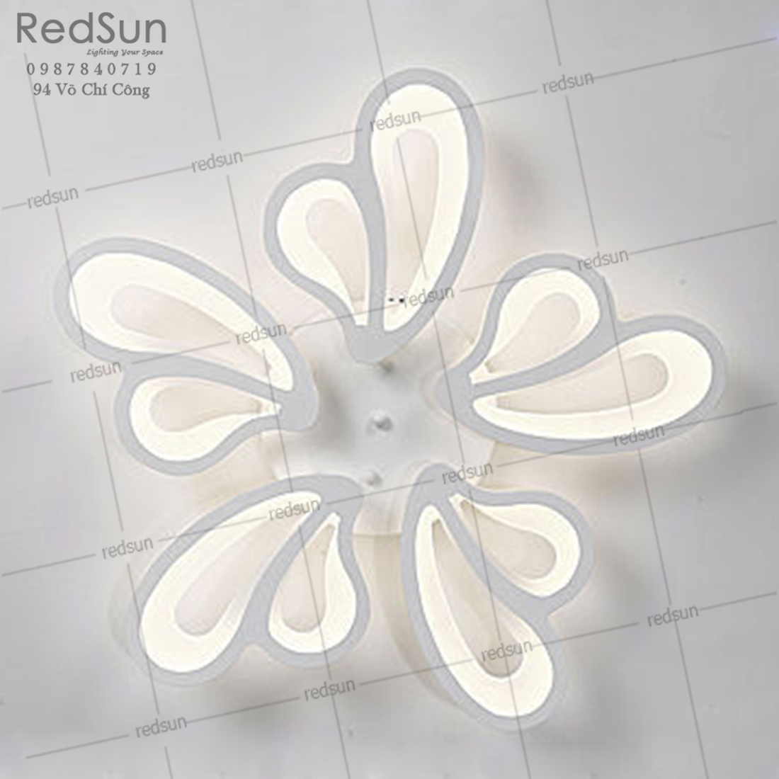 Mâm ốp trần Mika tim mini 12 OT-S004