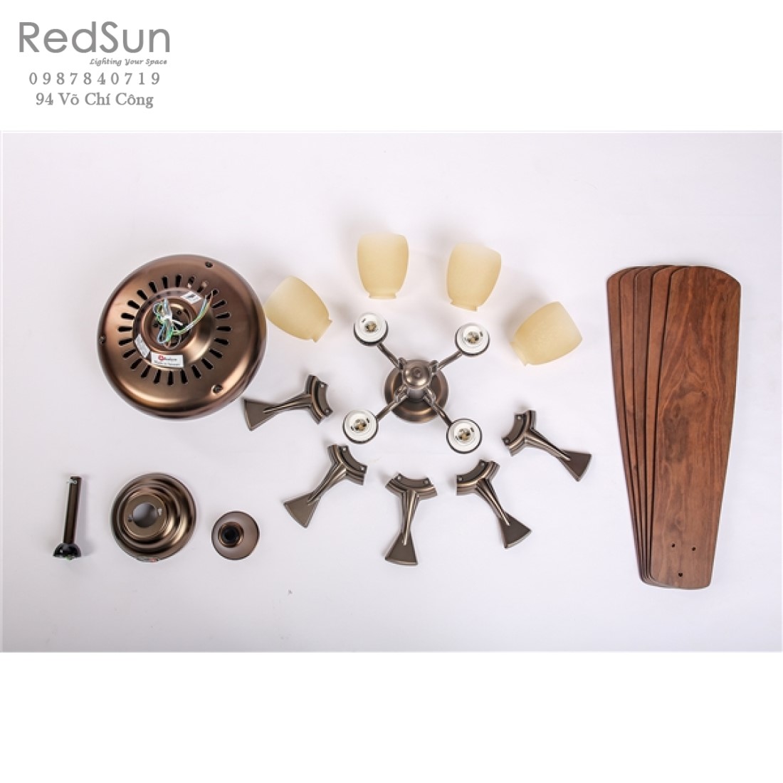 Quạt trần đèn KaiyoKukan YOKO-020