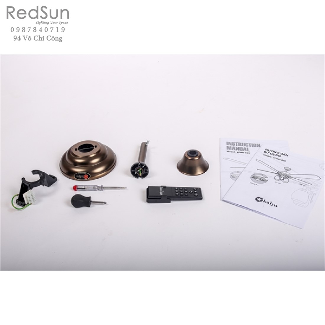 Quạt trần đèn KaiyoKukan YOKO-020