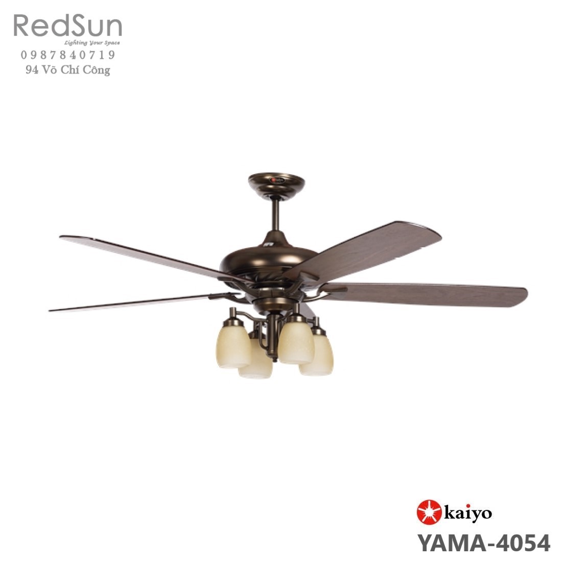 Quạt trần đèn KaiyoKukan YOKO-020