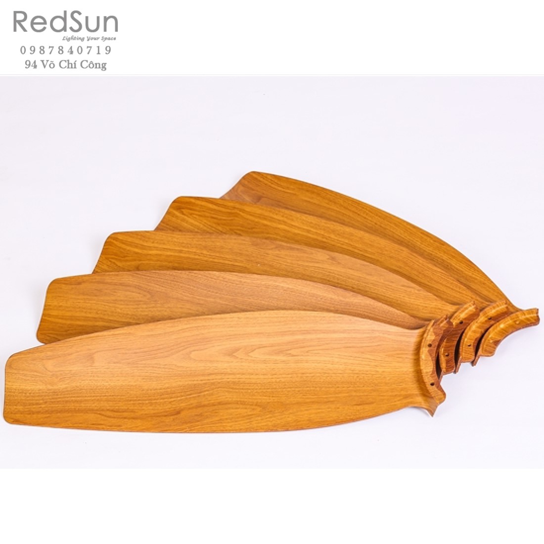 Quạt trần đèn KaiyoKukan HIRO-219-OAK