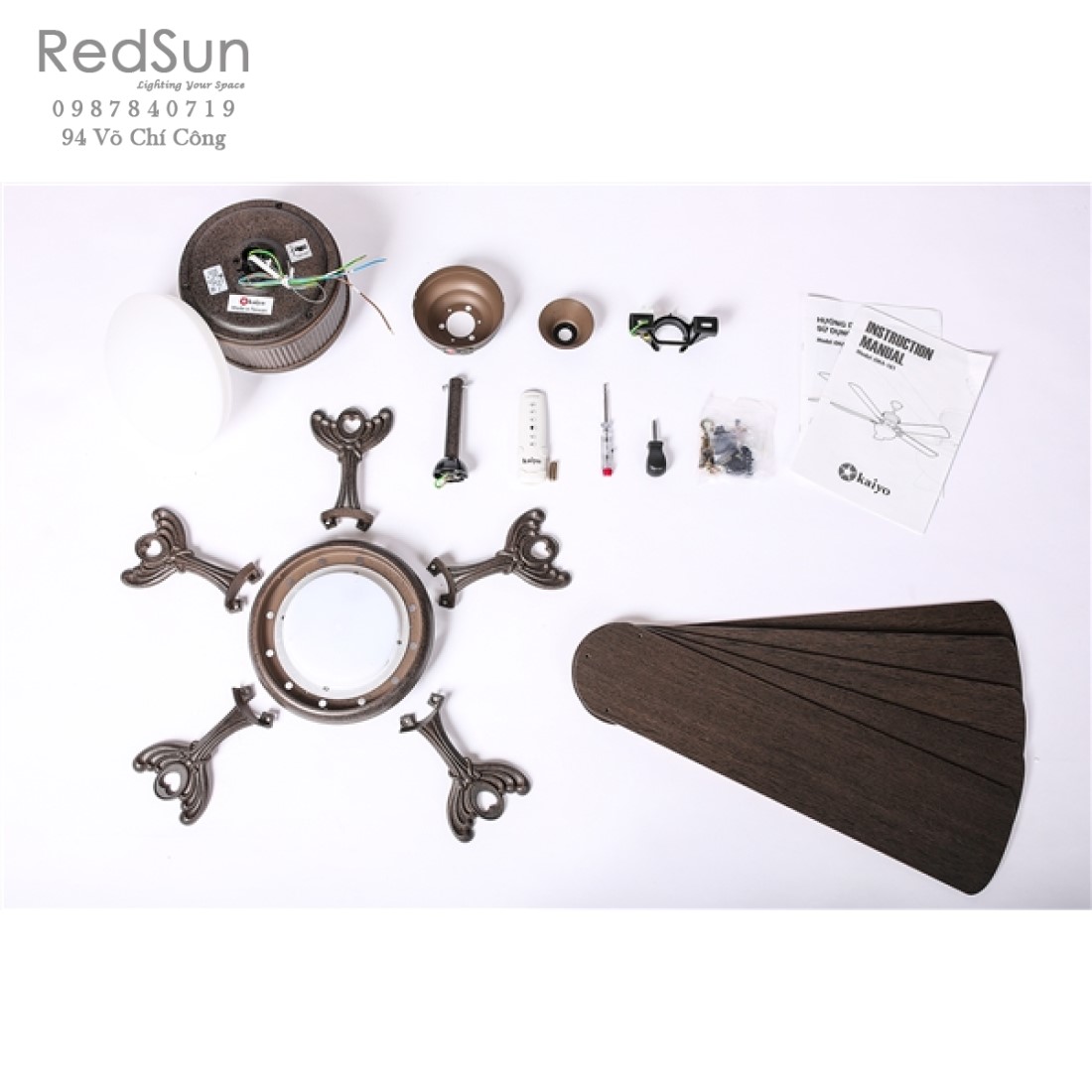 Quạt trần đèn KaiyoKukan OKA-181BA