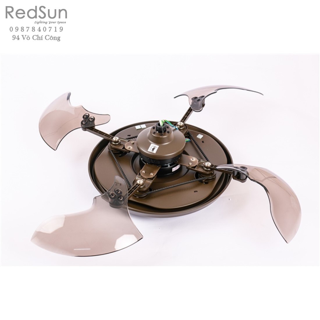 Quạt trần đèn KaiyoKukan TOYA-214-ORB