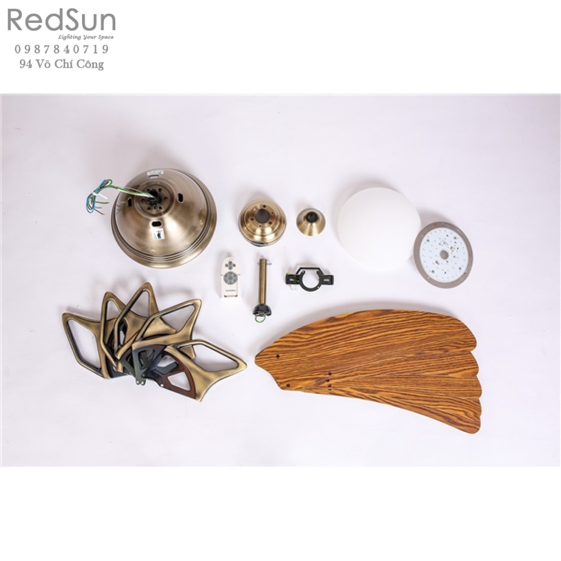 Quạt trần đèn KaiyoKukan YAMA-4054