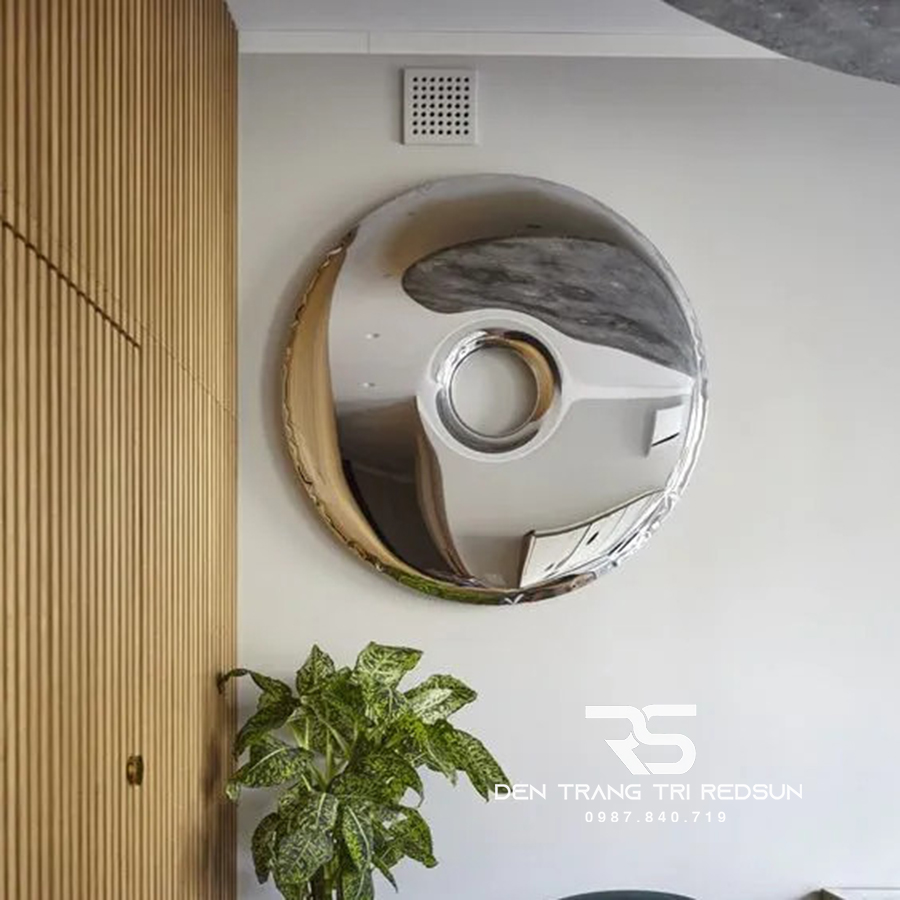 Gương Treo Tường Nghệ Thuật Trang Trí Phòng Khách, Phòng Ăn, Hành Lang Phong Cách Bắc Âu GDC-008