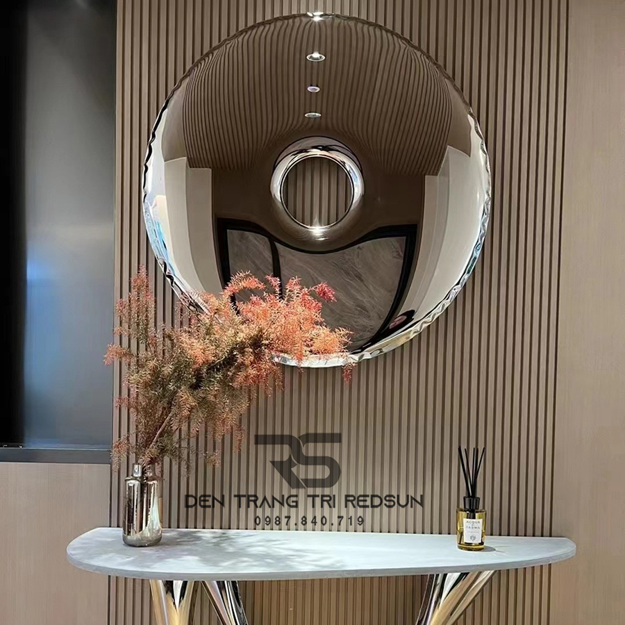 Gương Treo Tường Nghệ Thuật Trang Trí Phòng Khách, Phòng Ăn, Hành Lang Phong Cách Bắc Âu GDC-008