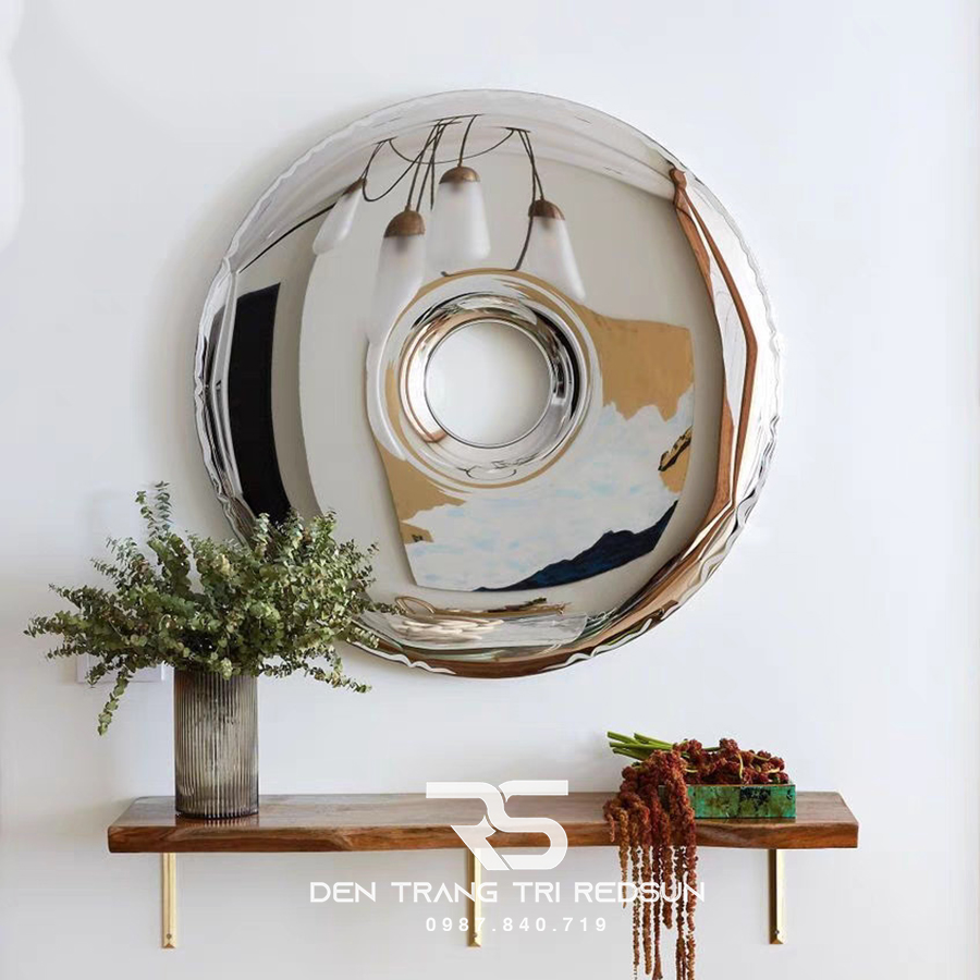 Gương Treo Tường Nghệ Thuật Trang Trí Phòng Khách, Phòng Ăn, Hành Lang Phong Cách Bắc Âu GDC-008