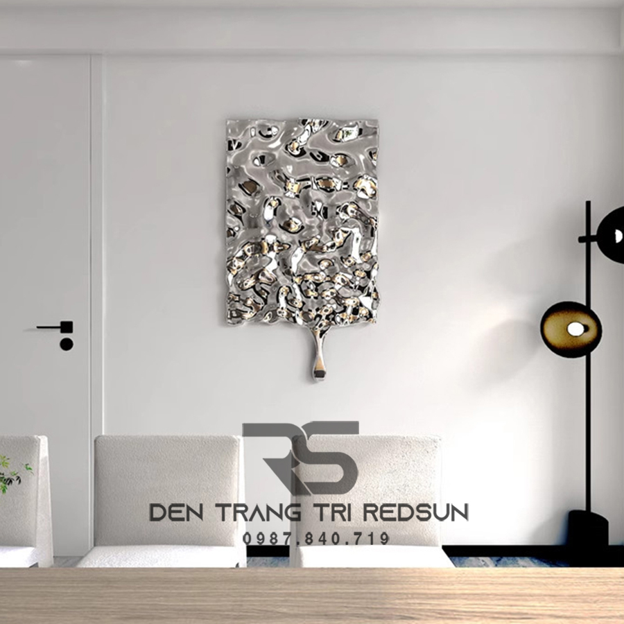 Tranh Treo Tường Nghệ Thuật Trang Trí Phòng Khách, Phòng Ngủ, Hành Lang Gợn Sóng Phong Cách Hiện Đại DDC-002
