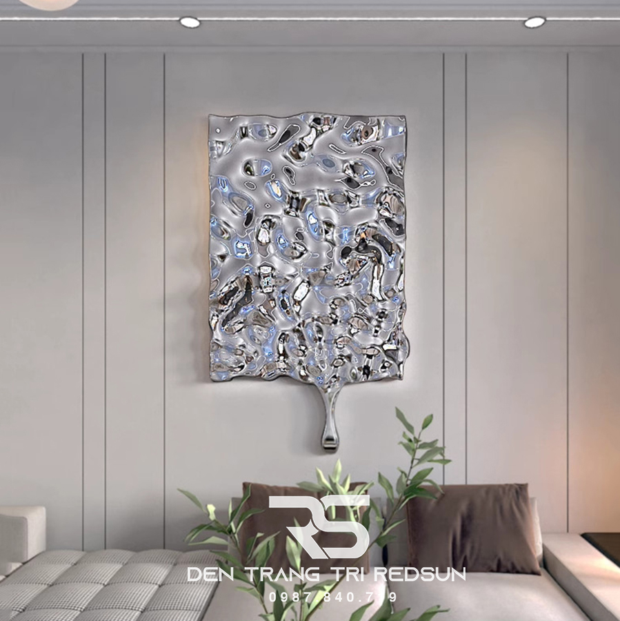 Tranh Treo Tường Nghệ Thuật Trang Trí Phòng Khách, Phòng Ngủ, Hành Lang Gợn Sóng Phong Cách Hiện Đại DDC-002