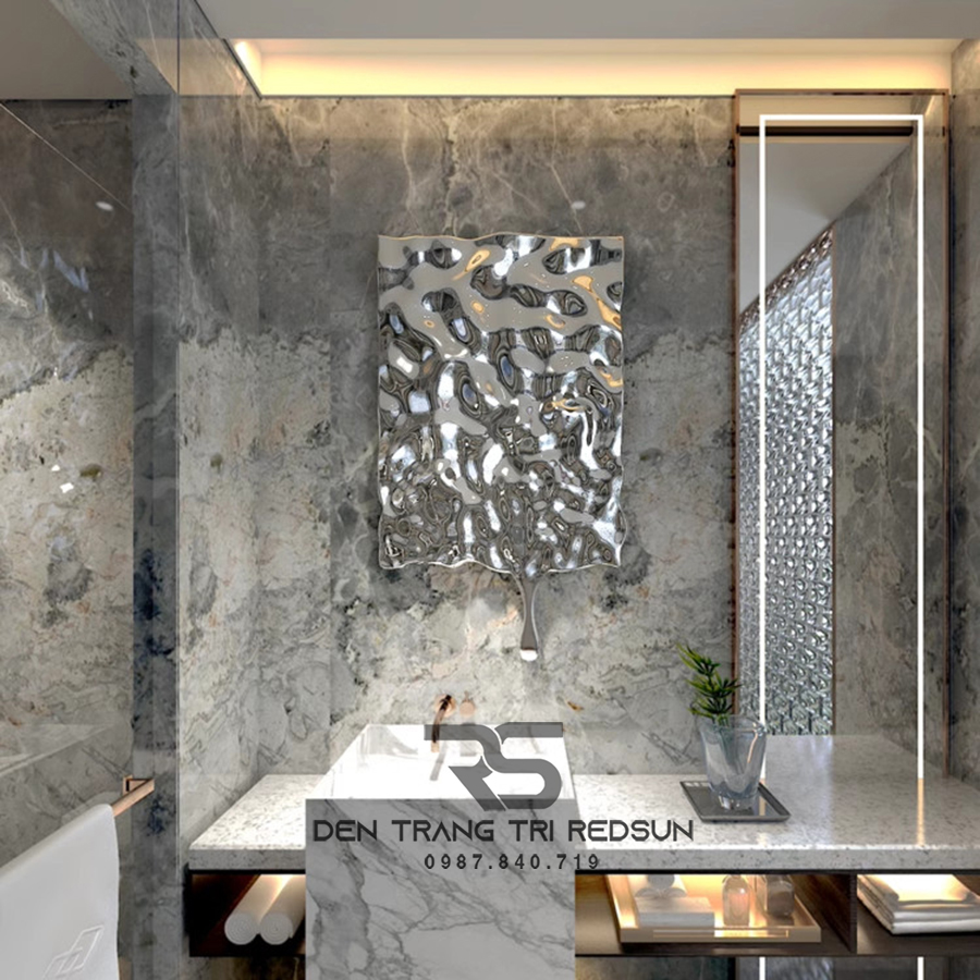 Tranh Treo Tường Nghệ Thuật Trang Trí Phòng Khách, Phòng Ngủ, Hành Lang Gợn Sóng Phong Cách Hiện Đại DDC-002