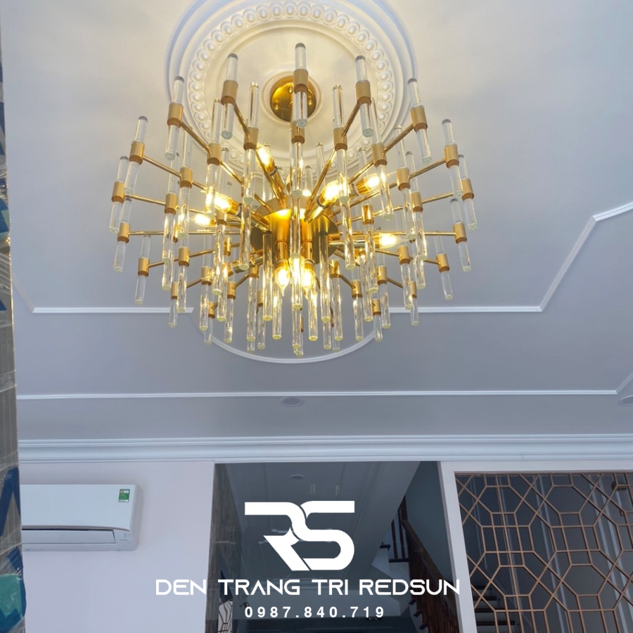 Đèn Chùm Pha Lê Lắp Phòng Khách D1848