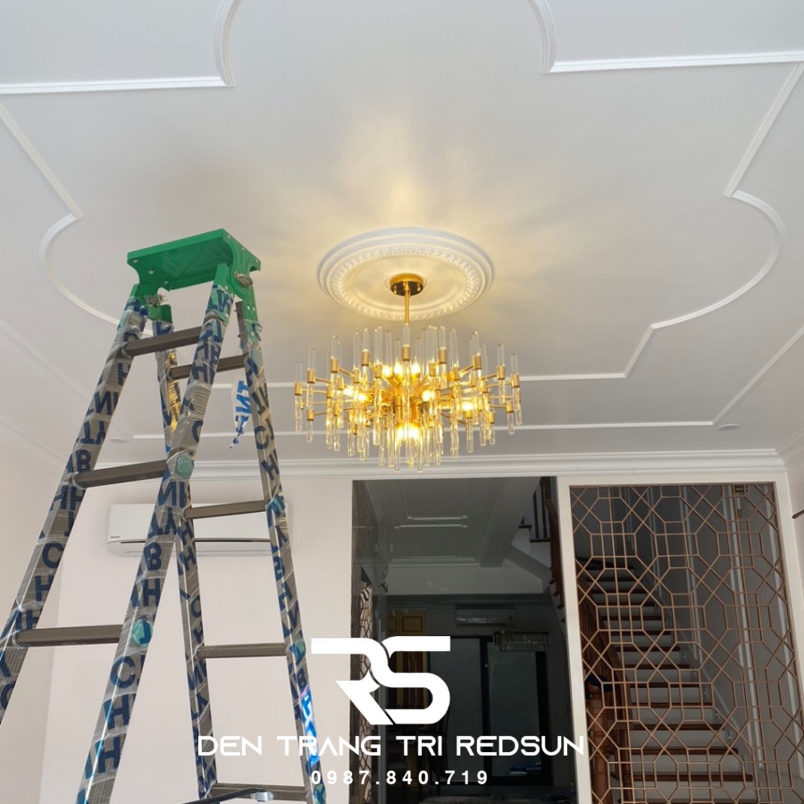 Đèn Chùm Pha Lê Lắp Phòng Khách D1848