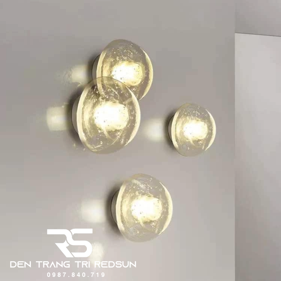 Đèn Tường Pha Lê Chống Nước Hiện Đại Trang Trí Phòng Khách, Phòng Ngủ, Vách Ngoài Trời  DT-1039