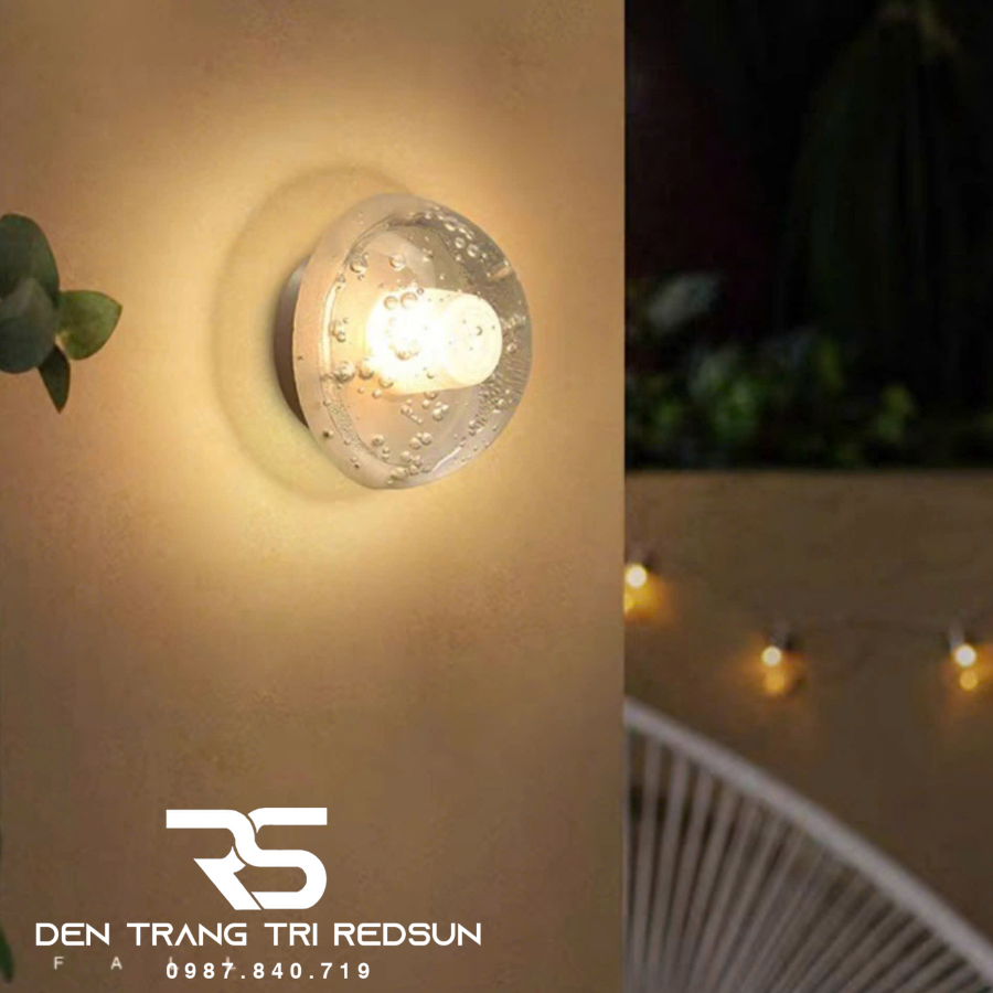 Đèn Tường Pha Lê Chống Nước Hiện Đại Trang Trí Phòng Khách, Phòng Ngủ, Vách Ngoài Trời  DT-1039