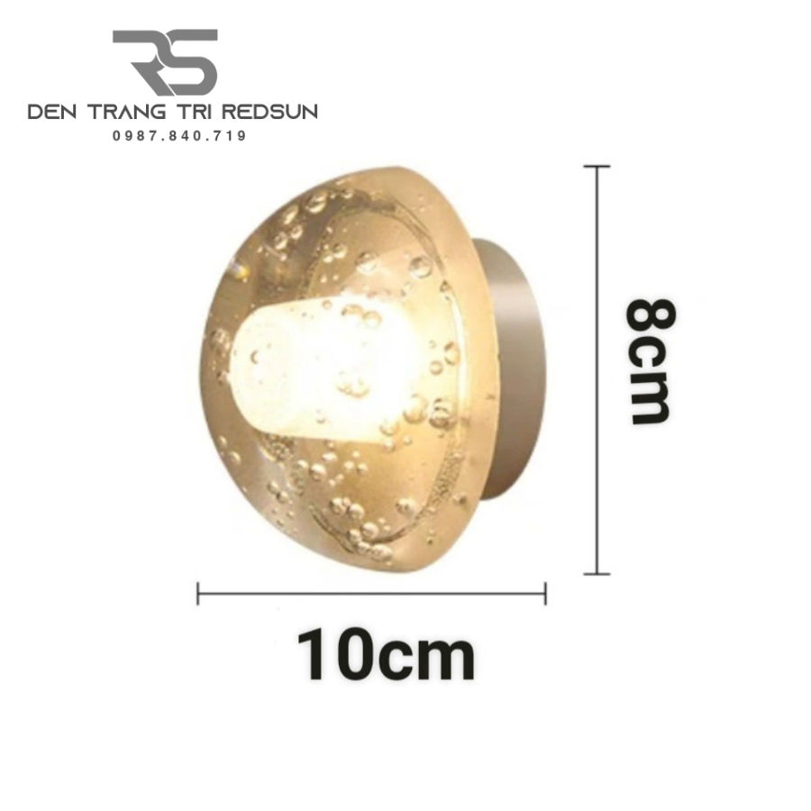 Đèn Tường Pha Lê Chống Nước Hiện Đại Trang Trí Phòng Khách, Phòng Ngủ, Vách Ngoài Trời  DT-1039