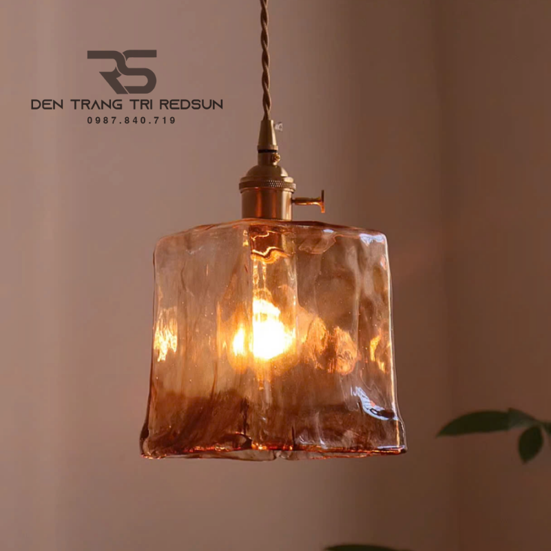 Đèn Thả Thủy Tinh Hiện Đại Phòng Khách, Phòng Ngủ, Bàn Ăn Phong Cách Retro CDT-1037